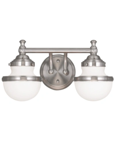 Livex Oldwick Vanity Light In Brushed Nickel