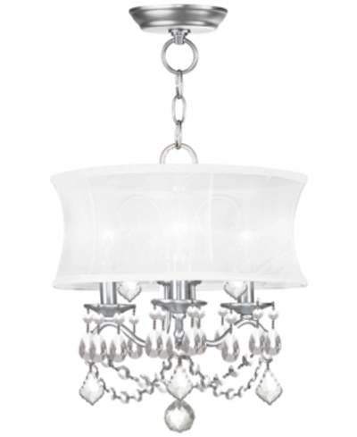 Livex Newcastle Mini Chandelier In Brushed Nickel