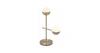 American Heritage Billiards Waterloo Table Lamp White & Brushed Bronze In White