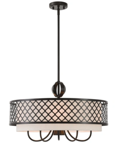 Livex Arabesque 5-light Pendant In English Bronze