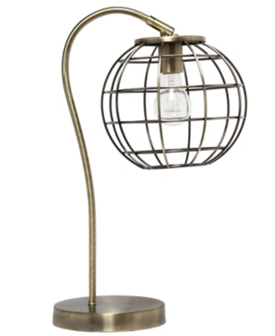 Lalia Home Arched Metal Cage Table Lamp In Metallic