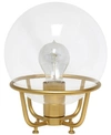 Lalia Home Old World Globe Glass Table Lamp In Gold Tone