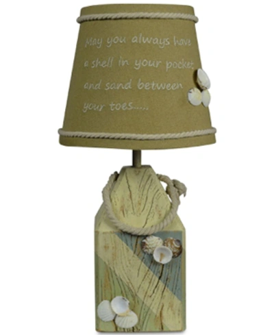 Ahs Lighting Shell Buoy Accent Lamp In Light Blue