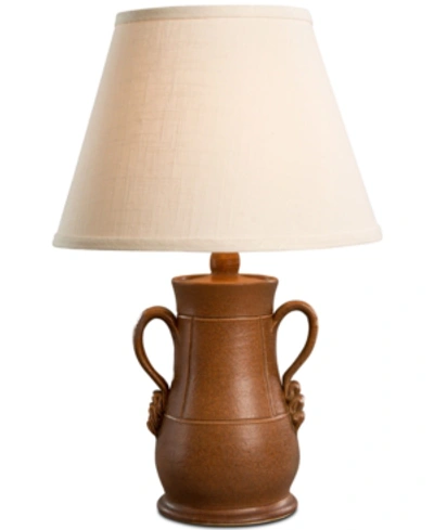 Ahs Lighting Romana Clove With Grapes Table Lamp In Rust