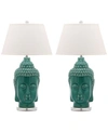 SAFAVIEH SERENITY SET OF 2 TABLE LAMPS