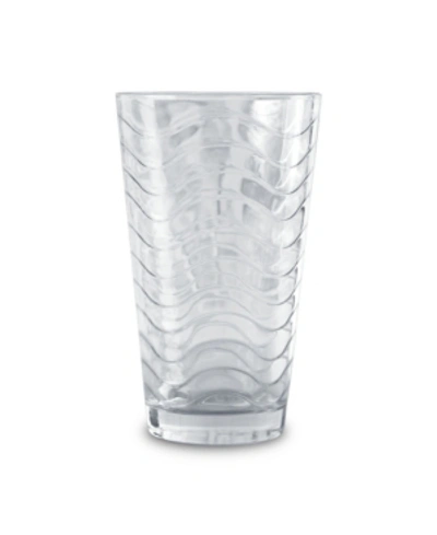 Circle Glass Pulse Cooler Glasses, Set Of 8 In Clear