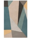 Surya Forum Fm-7223 Teal 5' X 8' Area Rug In Teal