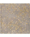 Surya Athena Ath-5060 Taupe 4' Square Area Rug In Taupe