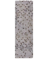 Surya Athena Ath-5055 Medium Gray 2'6" X 8' Runner Area Rug In Medium Gray