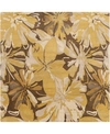 SURYA CLOSEOUT! SURYA ATHENA ATH-5115 TAN 6' SQUARE AREA RUG