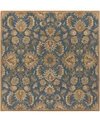 SURYA CLOSEOUT! SURYA CAESAR CAE-1190 DENIM 4' SQUARE AREA RUG