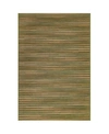 Liora Manne Marina Stripes 7'10" X 9'10" Area Rug In Green