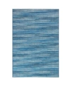 Liora Manne Marina Stripes 7'10" X 9'10" Area Rug In Blue