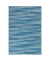 Liora Manne Marina Stripes 6'6" X 9'4" Area Rug In Blue