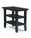 Simpli Home Acadian Side Table In Black