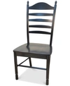 Carolina Classics Flora Dining Chair In Antique Black