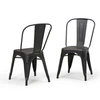 Simpli Home Set Of 2 Fletcher Dining Chair In Black