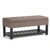 SIMPLI HOME SAXON STORAGE OTTOMAN