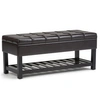 SIMPLI HOME SAXON STORAGE OTTOMAN