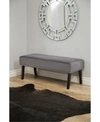 ABBYSON LIVING PALMER VELVET BENCH