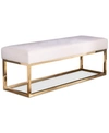 ABBYSON LIVING HADLEY VELVET BENCH