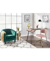 Lumisource Tania Office Chair In Pink
