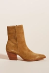 Matisse Caty Western Pointed Toe Bootie In Yellow