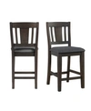PICKET HOUSE FURNISHINGS CARTER COUNTER HEIGHT SIDE CHAIR SET