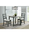 PICKET HOUSE FURNISHINGS TUTTLE 3 PIECE DROP LEAF DINING SET