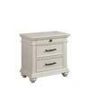 PICKET HOUSE FURNISHINGS BROOKS 3-DRAWER NIGHTSTAND WITH USB PORTS