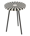 Zuo Flare Side Table In Black