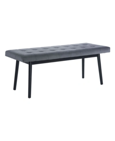 Zuo Tanner Bench In Grey