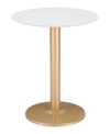 Zuo Alto Bistro Table In Gold-tone