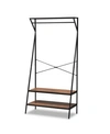 Baxton Studio Laima Entryway Coat Hanger In Brown