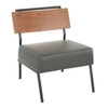 Lumisource Fiji Accent Chair In Grey