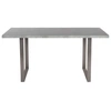 ARMEN LIVING FENTON CONTEMPORARY DINING TABLE: WITH CEMENT GRAY TOP