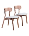 ZUO RUSSELL DINING CHAIR, SET OF 2