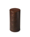 Butler Liam Pedestal Table In Dark Brown