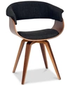 Armen Living Summer Chair In Charcoal