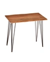 CAROLINA CLASSICS STEVI LIVE EDGE BAR TABLE