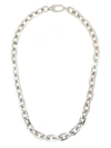 HATTON LABS STERLING SILVER XL EDGE CHAIN NECKLACE