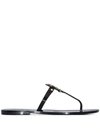 Tory Burch Mini Miller Jelly Sandals In Black