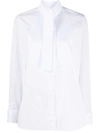 EMPORIO ARMANI BIB-COLLAR LONG-SLEEVE SHIRT