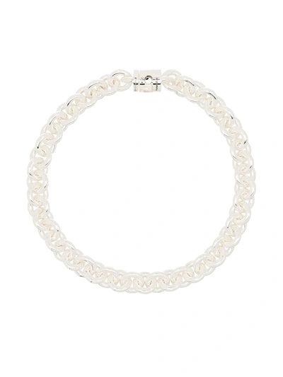 Le Gramme 21g Entrelacs Chain Bracelet In Silver
