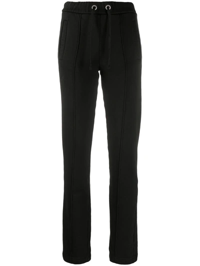 Palm Angels Drawstring-waist Track Pants In Black