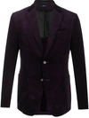 Z ZEGNA PEAK-LAPEL SINGLE-BREASTED BLAZER JACKET