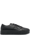 VERSACE JEANS COUTURE PLATFORM-SOLE LOW TOP TRAINERS