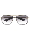 Dita Eyewear Mach 6 Square-frame Sunglasses In Black