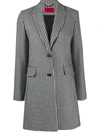 HUGO BOSS HOUNDSTOOTH PRINT COAT