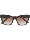 Dolce & Gabbana Square-frame Sunglasses In Brown